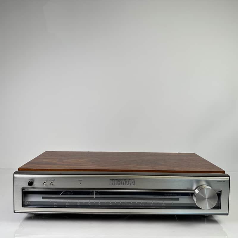 その他 LUXMAN FM Tuner T-110 Luxman T-110 // Solid-State Tuner / Rosewood / 1 Owner / Orig. Box