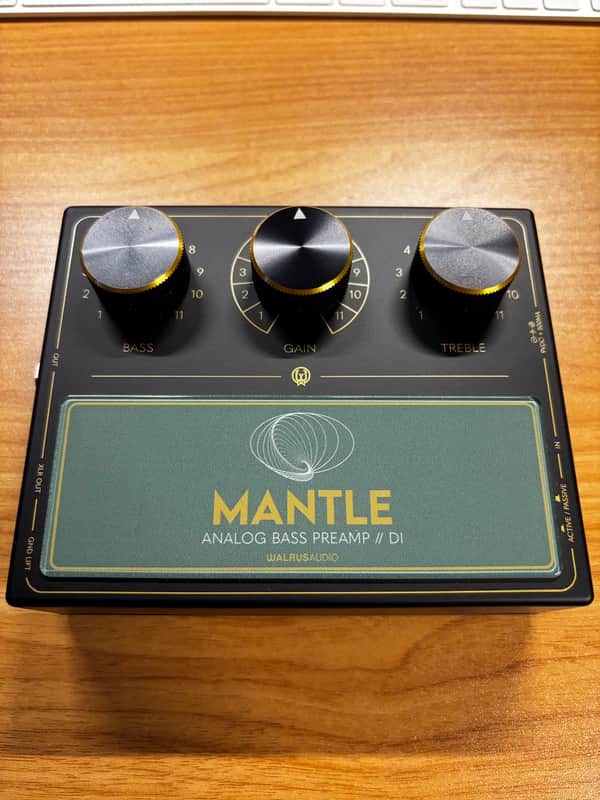 Walrus Audio Mantle Analog Bass Preamp / DI 2026 - Present - Black / Green image 1