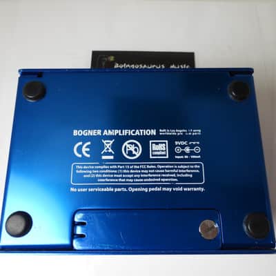 Bogner Ecstasy Blue Overdrive Effects Pedal Free USA Shipping image 6