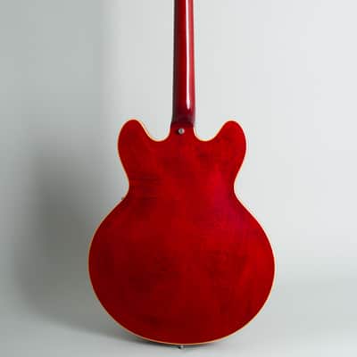 Gibson  Trini Lopez Standard Semi-Hollow Body Electric Guitar (1966), ser. #800680, original black hard shell case. image 2
