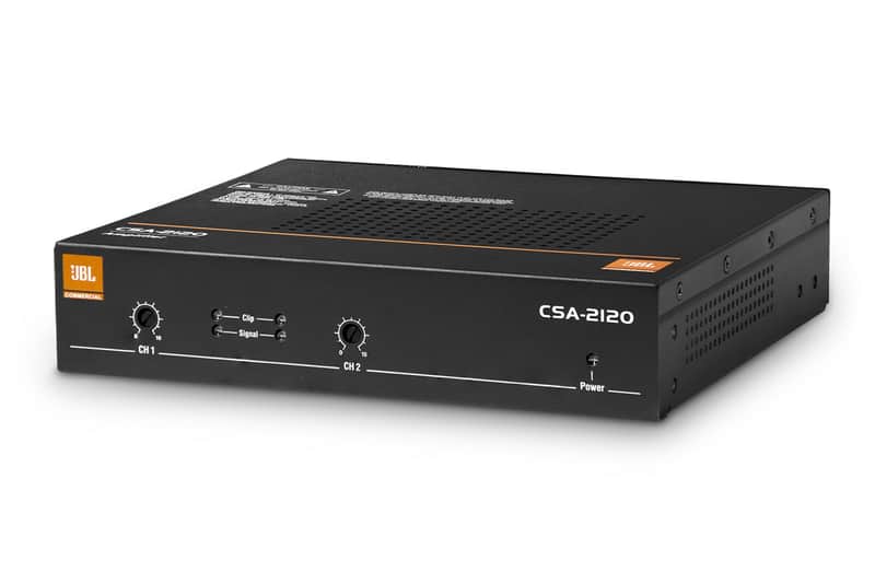 JBL Professional CSA2120 Commercial Series Two-Channel 120W Power Amplifier image 1