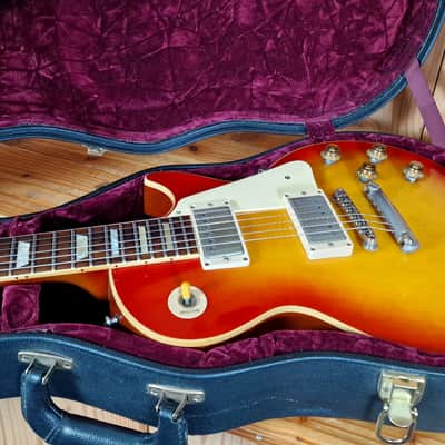 Gibson Custom Shop ’58 Les Paul Standard Reissue Plaintop VOS, Cherry Sunburst Bj. 2006 image 25