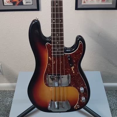 Fender Custom Shop Relic 64 P bass!  - Tobacco burst Relic image 1