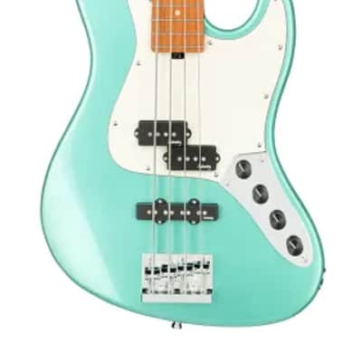 Sadowsky MetroExpress 21-Fret Hybrid P/J Bass, Roasted Maple Fingerboard, 4-String - Solid Sage Green Metallic High Polish image 2