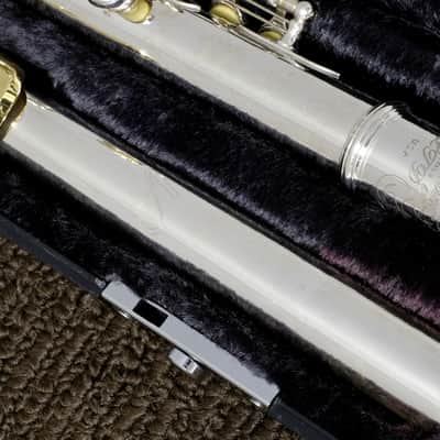 Armstrong Artist LTD. Silver Head Open-Hole Flute with Inline G, B-Foot image 2