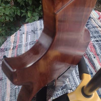 Gibson L6S Deluxe 1974-75 - Bourbon-Walnut (Refinished) Original Wine Red image 9