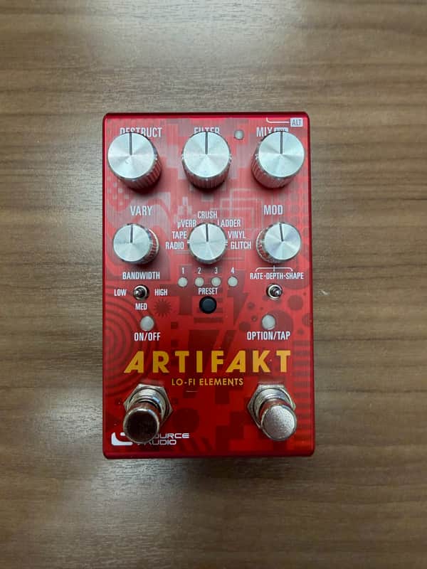 Source Audio Artifakt Lo-fi Elements 2024 - Present - Red image 1