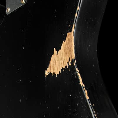 Fender Custom Shop Masterbuilt David Brown La Cabronita Especial 2.0 Relic - Black #35413 image 13