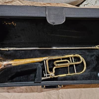 Bach Soloist F-Trigger Trombone With Case, MP, Good Condition image 1