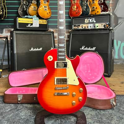 Epiphone 1959 Les Paul Standard Outfit Aged Dark Cherry Burst 2023 Electric image 1