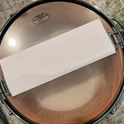 2026 Like-New: Canopus hollowed out Zelkova 14x5 snare, with new Japan-only semi-hard Canopus case, extras image 6