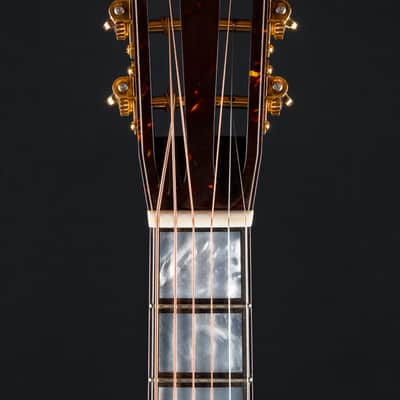 Santa Cruz H13 Custom Old Growth Mahogany and Moon Spruce Sunburst with Century Block Inlay NEW image 12