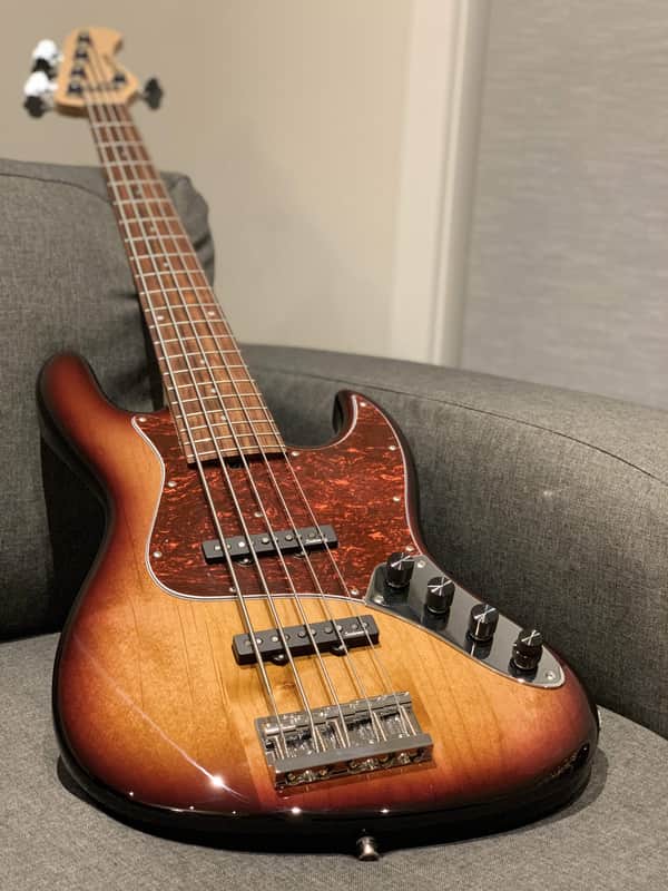 Sadowsky Metroline Vintage J bass 2020 - Vintage sunburst transparent Hugh Polish image 1