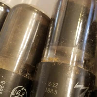 Ken-Rad Pair (2) 6V6GT Beam Power AT1000 TESTED Vacuum Tubes greyglass 188-5 6V6 Audio 1945-1958 image 6