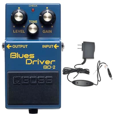 Boss BD-2 Blues Driver Bundle w/ Boss PSA-120S2 Power Supply image 1