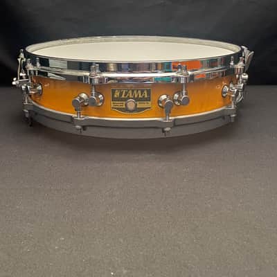 Tama 14" x 3,25" Tama AW523 snare drum 1989 - Bird’s Eye Maple Amber Lacquer image 11