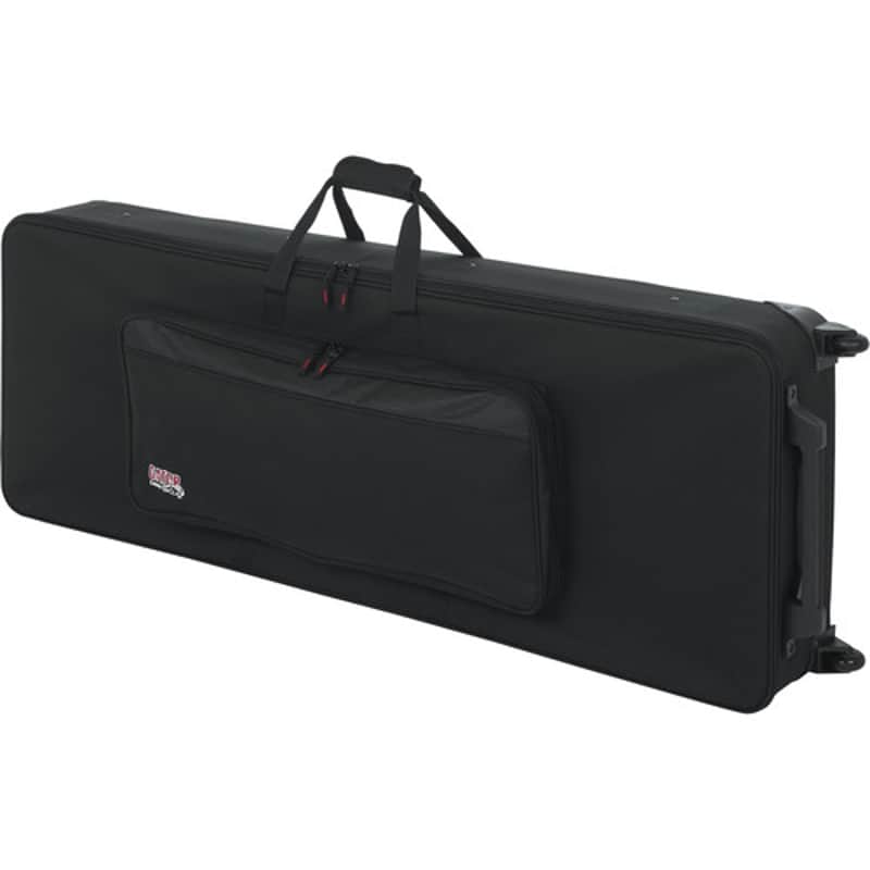 Gator Rigid EPS Foam Lightweight Case w/ Wheels for 76-Note Keyboards GK-76 image 1