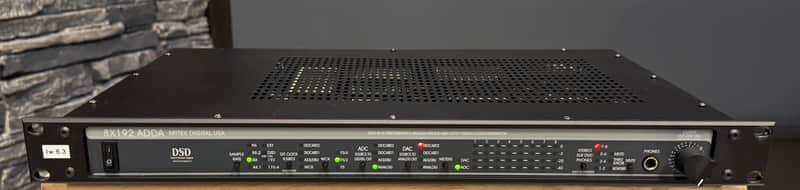 Mytek Digital 8x192 8-Channel 192kHz/DSD Hi-Performance A/D and D/A Converter Black with MADI and ADAT cards image 1