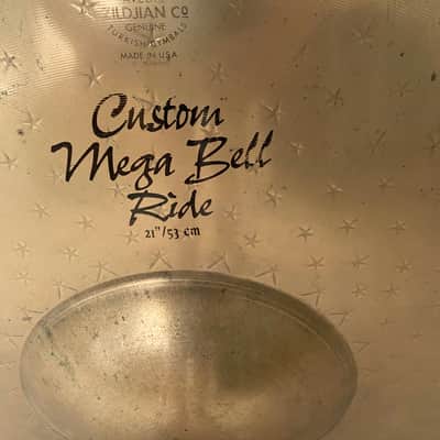 Zildjian 21" Z Custom Mega Bell Ride Cymbal, mid-late 90's image 2
