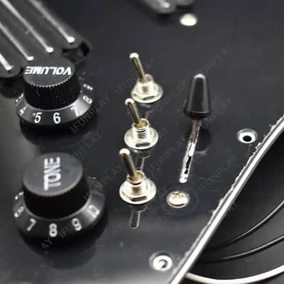 HSS Guitar Dual Hot Blades Stratocaster Strat Style Loaded Prewired Pickguard image 3