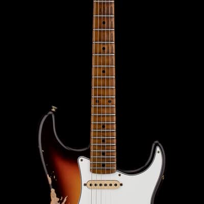 Fender Custom Shop Empire 59 Transition Stratocaster Relic - Faded Aged Chocolate 3-Tone Sunburst #18561 image 5