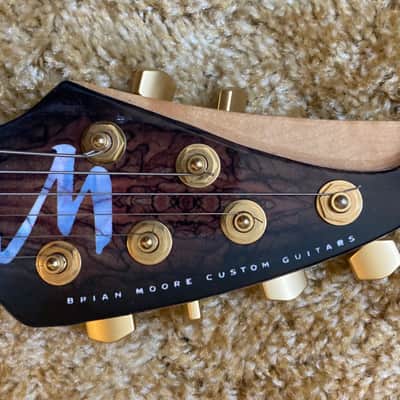 Brian Moore Custom Shop C90 1999 with Full Graph Tech Hexp/Acousti - many extras image 9