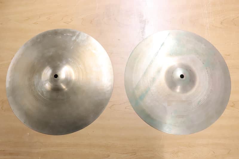 Zildjian 14" A. Avedis Thin Hi-Hat Cymbals Vintage 1960's 768/799gs image 1