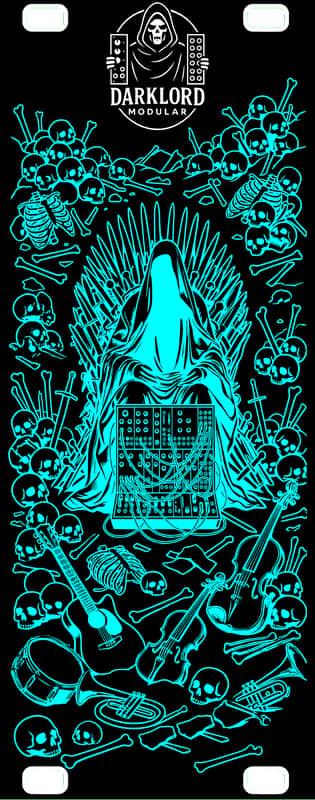 Darklord Modular Glow Blank - Cyan image 1