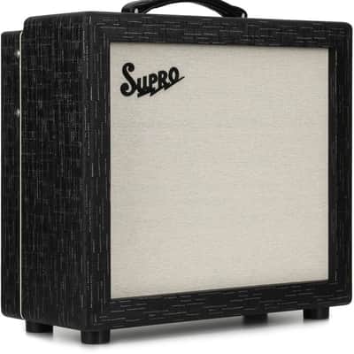 Supro 1614RT Amulet 1 x 12-inch 15-watt Tube Combo Amp - Black Scandia (Amulet12Cd2) image 1