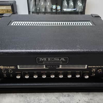 Mesa Boogie Big Block 750 RARE Tour Head Deluxe Elephant Tolex Flight Case Configuration Pro Artist Major Studio Recording Bass Guitar Amplifier 12AX7 Tube Mosfet Simul-StateAmp image 2