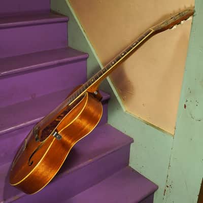 1940s SS Stewart (Harmony-made) Archtop Guitar (VIDEO! Fresh Work, Ready to Go) image 17