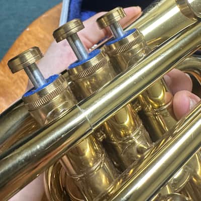 Amati Kraslice ATR 304 Bb Pocket Trumpet w/ Original Hard Case - Made in Czech Republic image 11