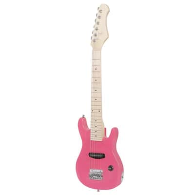 Pink 30" Electric Guitar w/Amp & Much More Guitar Combo Accessory Kit for Kids image 5