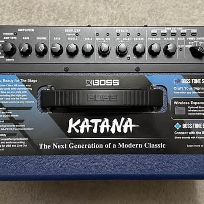 BOSS Katana Gen 3 100W 1x12 Limited-Edition Guitar Combo Amplifier - Blue image 1