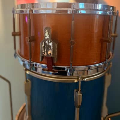1985 Noble & Cooley 14x7 Solid Shell Maple Snare Drum #0158 Early Music Division image 10