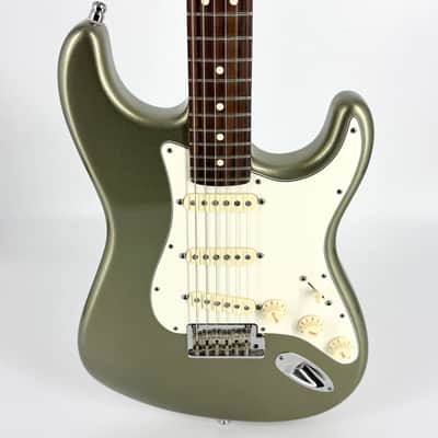 2012 Fender American Standard Stratocaster – Jade Pearl Metallic image 5