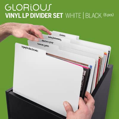 Glorious Vinyl Divider Set White - Vinyl Storage image 2