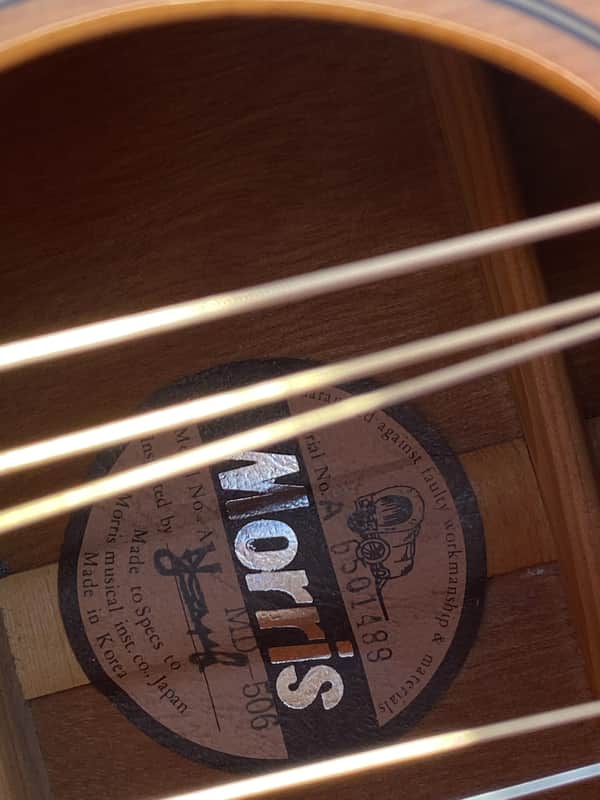 Morris MD-506 Dreadnaught Acoustic - Martin Copy | Reverb