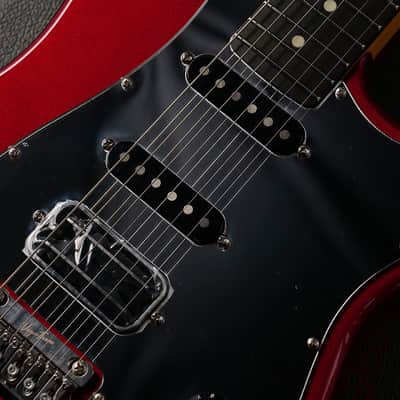 Godin Alex Lifeson Signature Lerxst Grace 2024 - Present - Grace Red image 3