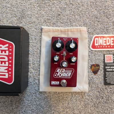 Oneder Effects Red Ryder Distortion Pedal - Red Sparkle image 1