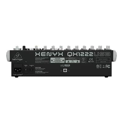 Behringer Xenyx QX1222USB Premium 16-Input 2/2-Bus Mixer with Xenyx Mic Preamps and Compressors, KLARK TEKNIK Multi-FX Processor, Wireless Option image 2