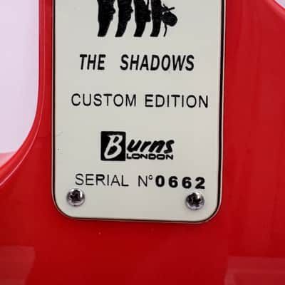 Burns  London Hank Marvin "The Shadows" Custom Edition 2004 - Fiesta Red image 12