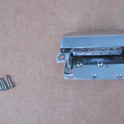 1960s Teisco Audition Guitar Tremolo Tailpiece W Cover Kay Aria Univox National image 2