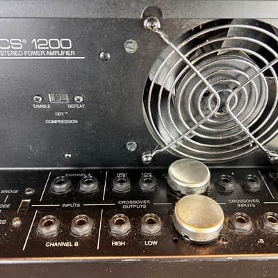 Peavey CS-1200 Power Amp with Sonic flight case/rack | Reverb