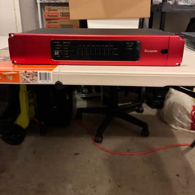 Focusrite RedNet 5 Pro Tools HD Bridge Dante Audio Interface 2010s - Red image 1