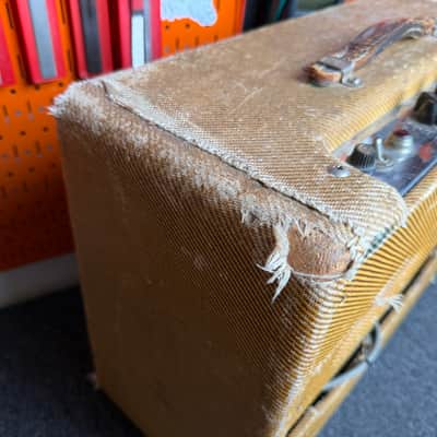 1959 Fender Vibrolux 5F11 Tweed – Original Iron, Astron Signal Caps image 17