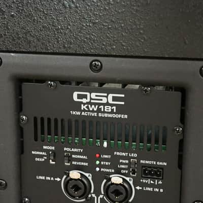 QSC KW181 1000W 18" Powered Subwoofer CG015DS *ASK FOR SHIPPING* image 6