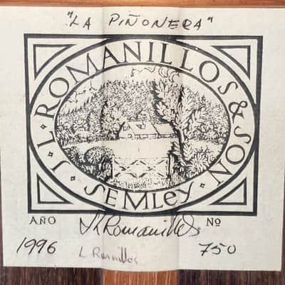 Jose Luis Romanillos 1996 - high-end classical guitar with impressive sound qualities - check video! image 12