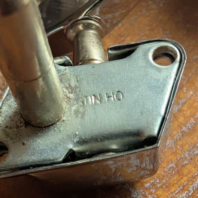 JinHo 3+3 Vintage Guitar Tuning Pegs Chrome Full Set image 8