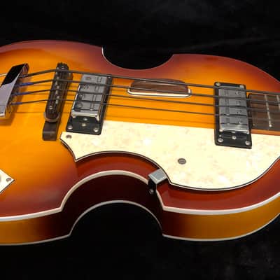 Hofner Ignition Violin Bass (Sunburst) w/ Upgrades & Hard Case image 9